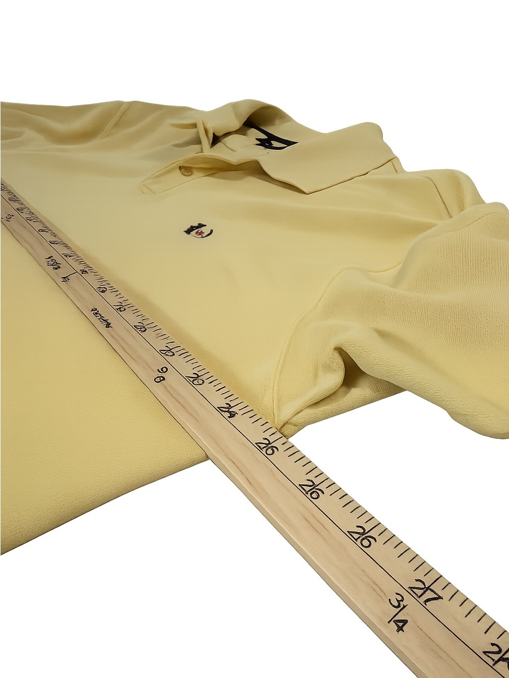 Ralph Lauren Men's Cotton Polo Shirt in Yellow - Picture 7 of 7